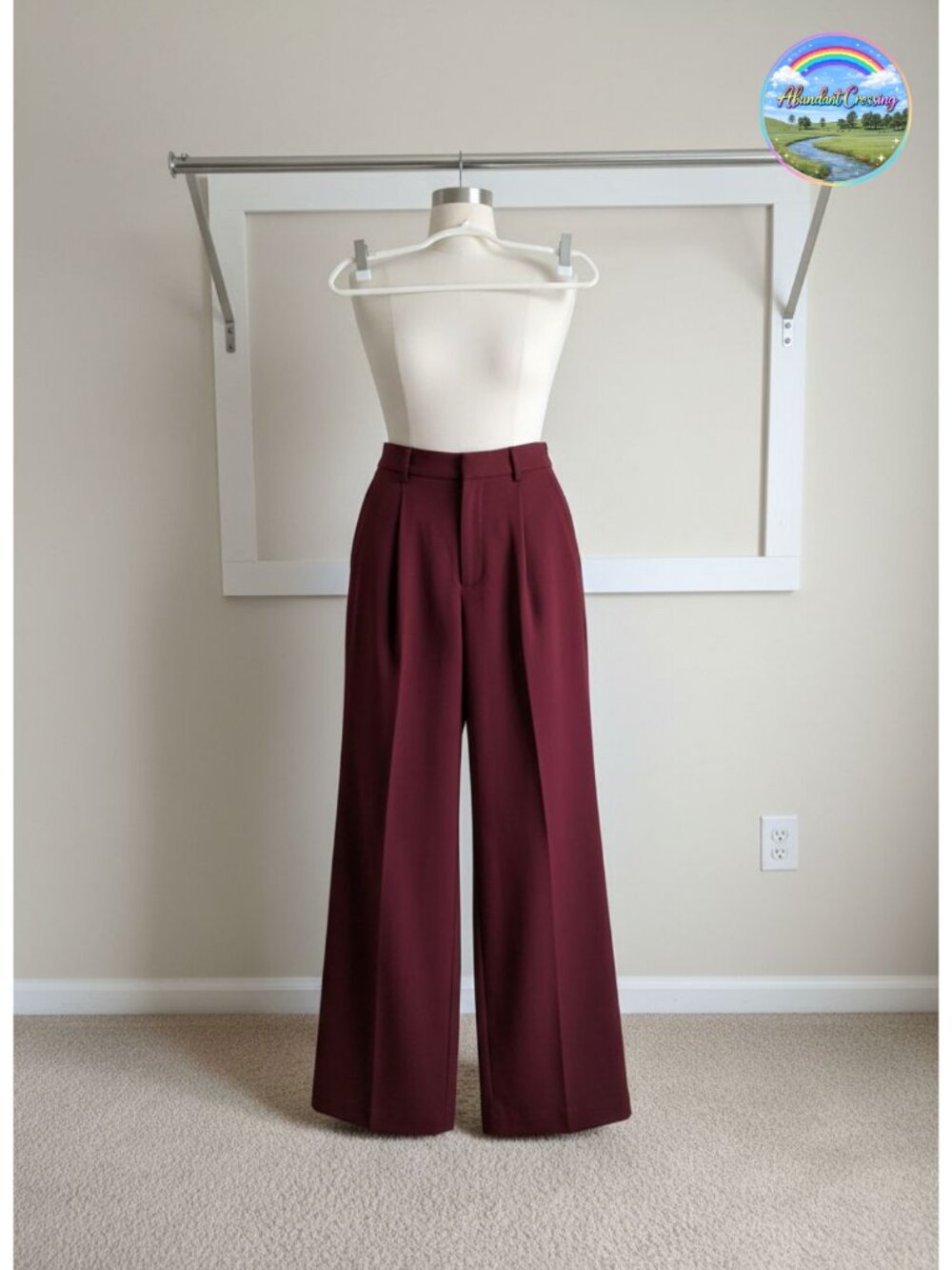Women's High Waisted Wide Leg Palazzo Dress Pants Work Trousers